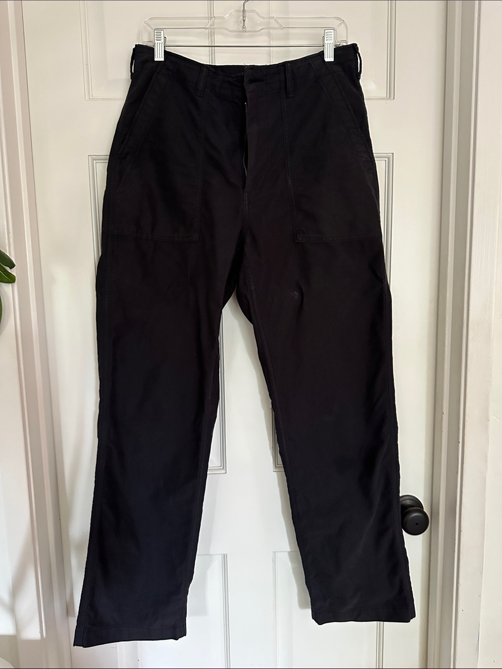 Uniqlo Utility Work Pants Navy Men’s Unisex Women’s - Picture 2 of 5